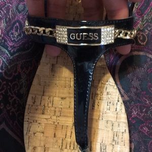 Guess sandals never worn!